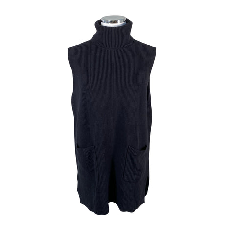 Unisex Nanso - Kootud vest, suurus 42 - Must ()