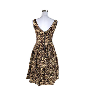 Unisex Lindy Bop - Trikotaažist kleit, suurus 38 - Beige (2)