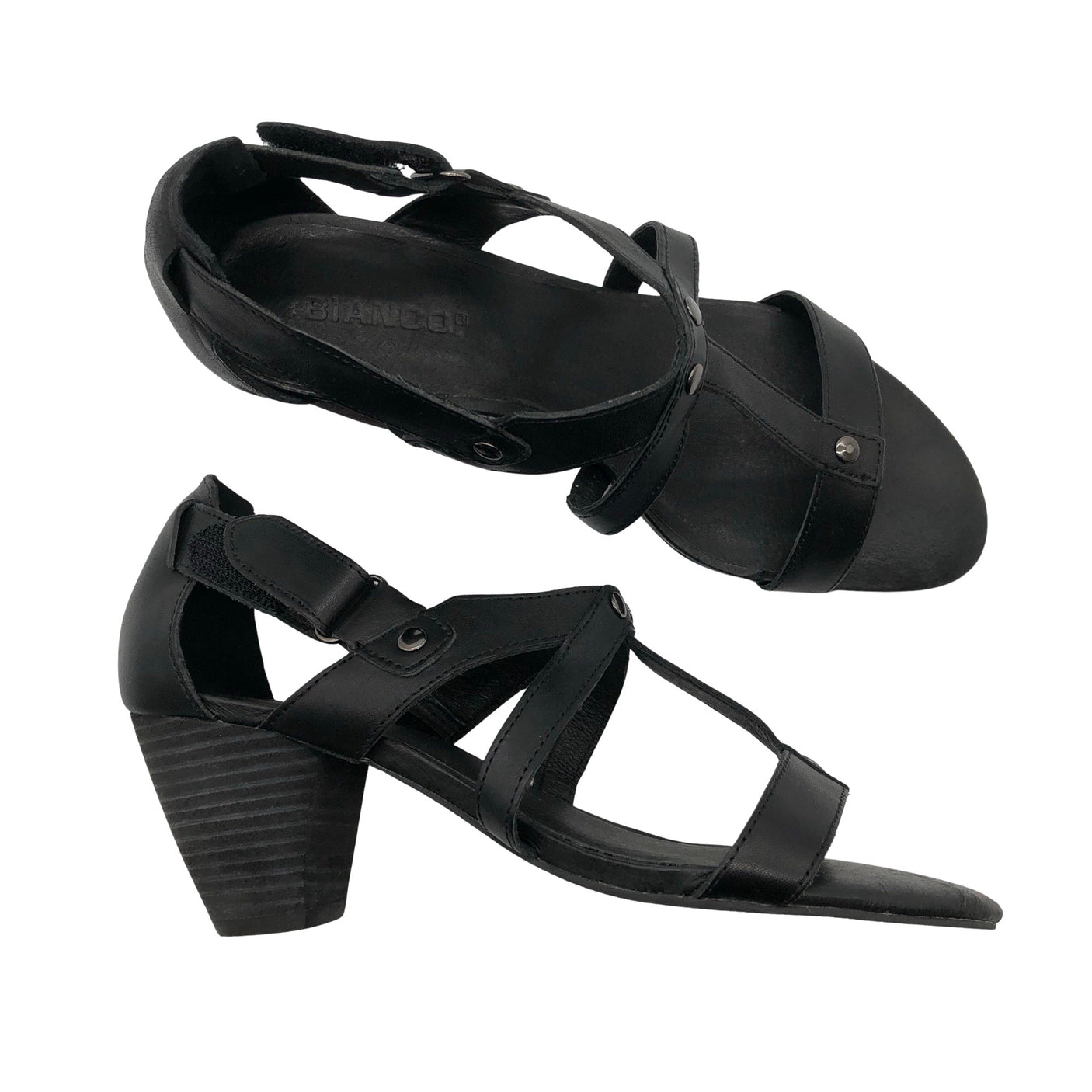 Unisex Bianco - Kontsaga rihmikud, suurus 39 - Must (1)
