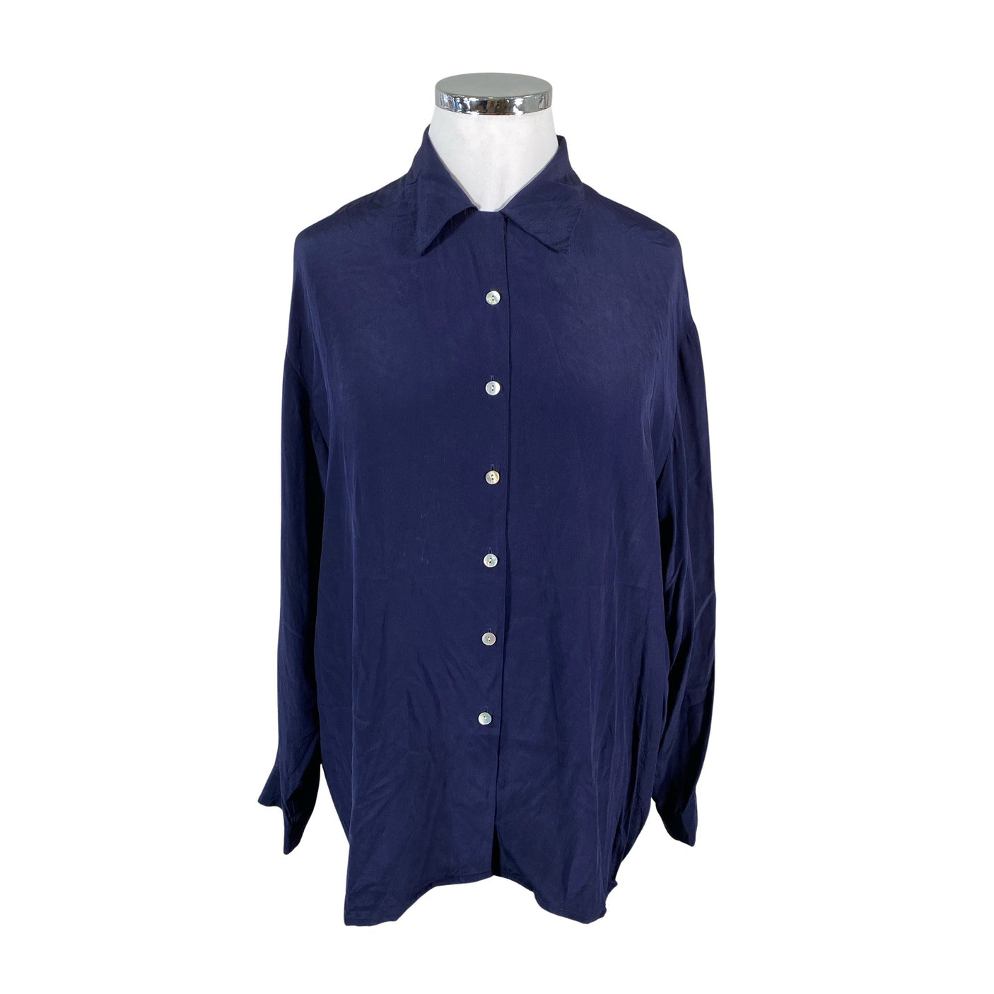 Unisex Stockmann Silk - Pluus, suurus 48 - Sinine (1)