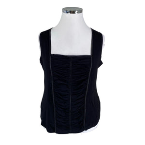 Unisex 2-Biz - Trikotaažist topp, suurus 44 - Must (1)