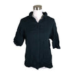 Unisex Twothirds - Lühikeste käistega pluus, suurus 38 - Must ()