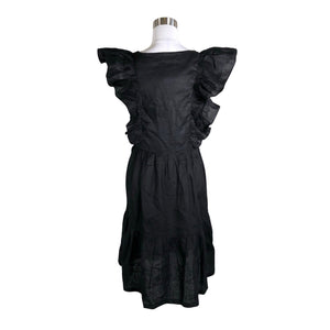 Unisex Linengirls - Mitteveniv kleit, suurus 38 - Must (2)