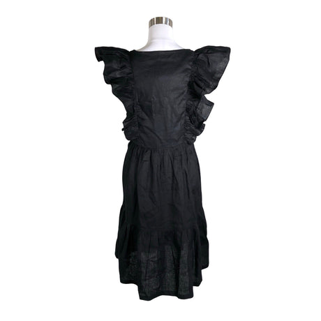 Unisex Linengirls - Mitteveniv kleit, suurus 38 - Must (2)