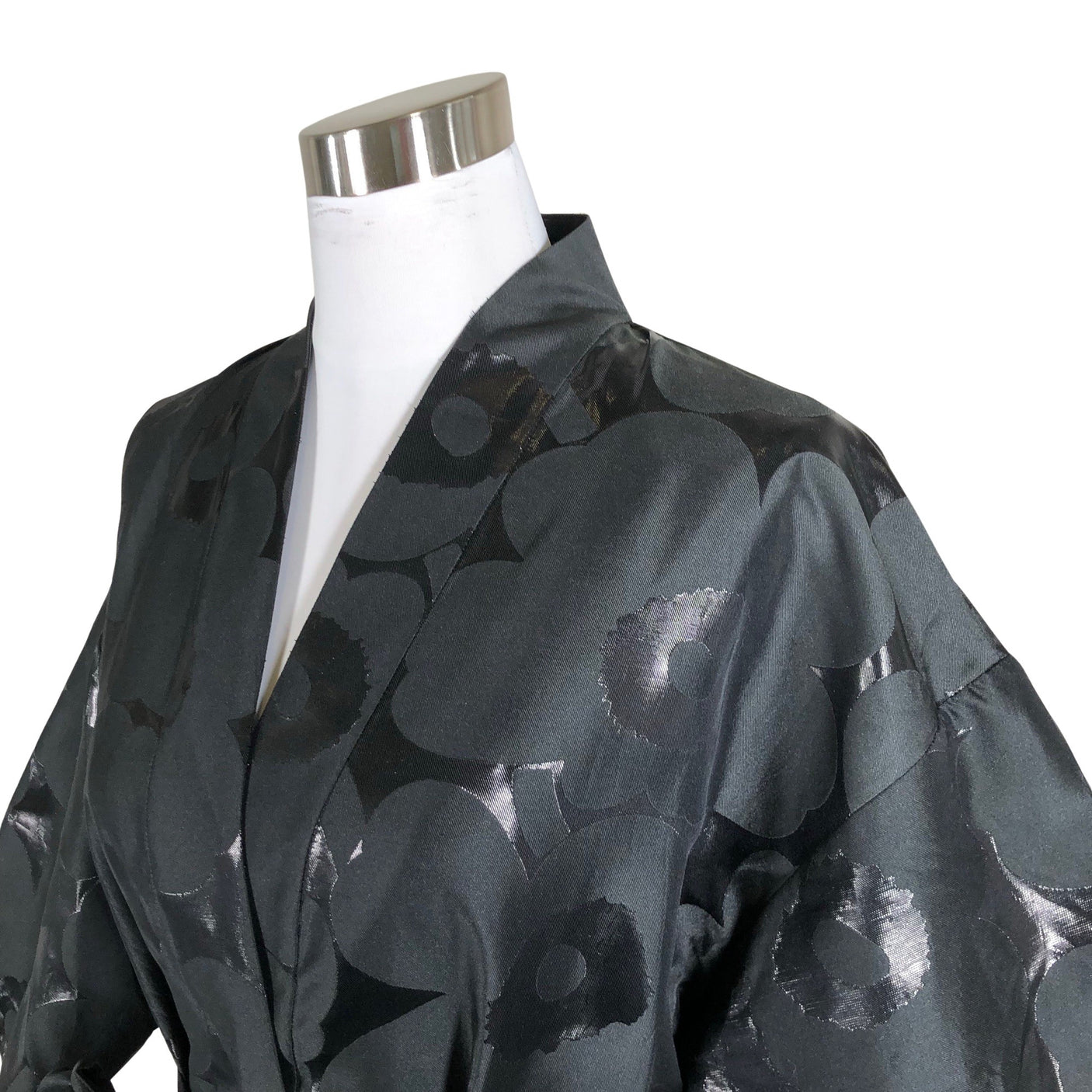 Unisex Marimekko - Lühikeste käistega pluus, suurus 38 - Must (3)