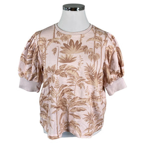 Unisex Ted Baker - Lühikeste käistega pluus, suurus 44 - Heleroosa (1)