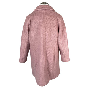 Unisex Zizzi - Villane mantel, suurus 46 - Heleroosa (2)