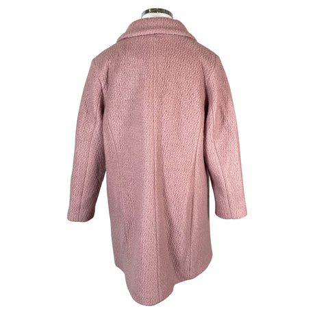 Unisex Zizzi - Villane mantel, suurus 46 - Heleroosa (2)