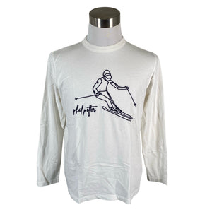 Unisex Phil Petter - Trikotaažist pluus, suurus M - Valge (1)