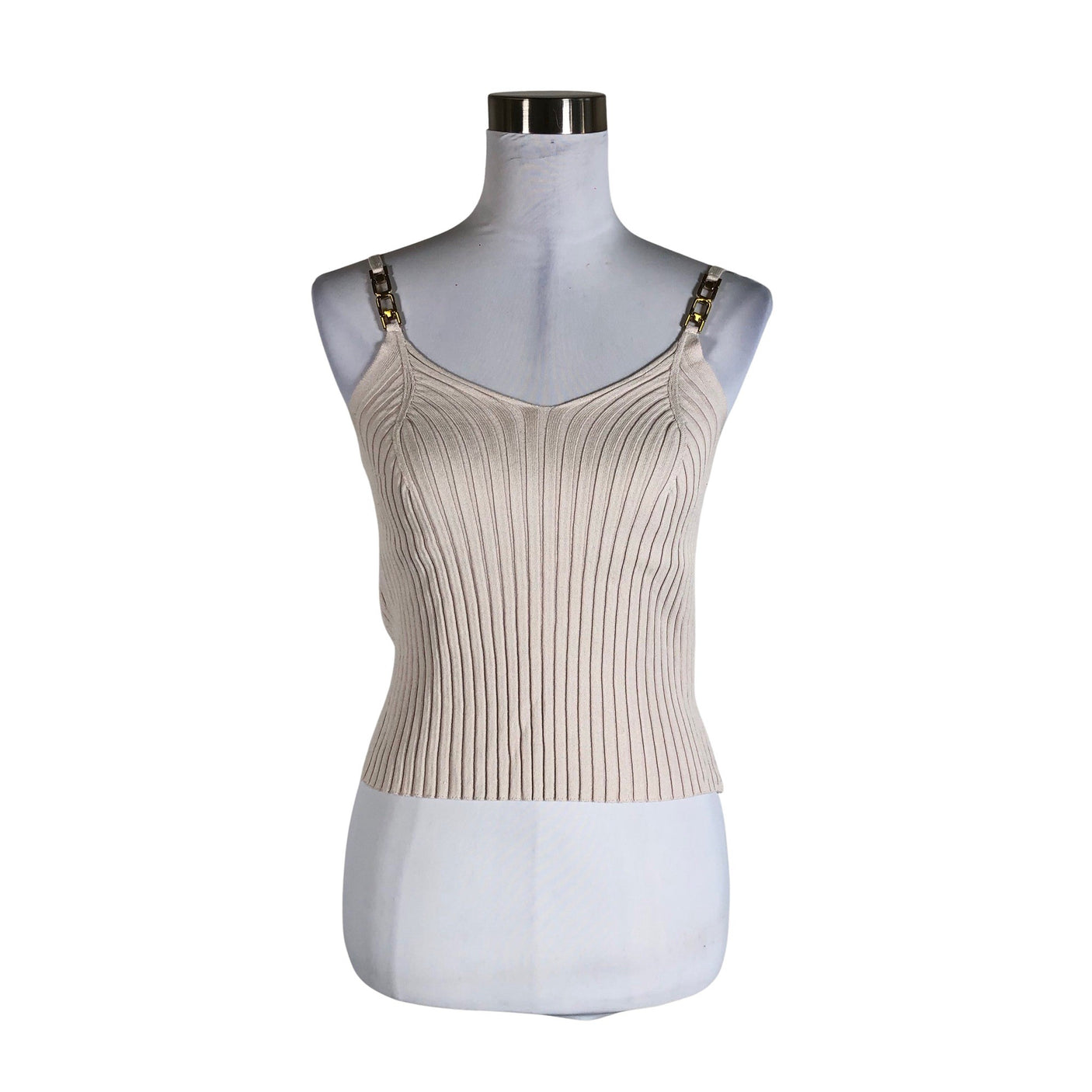 Unisex Dilvin - Trikotaažist topp, suurus 34 - Beige (1)
