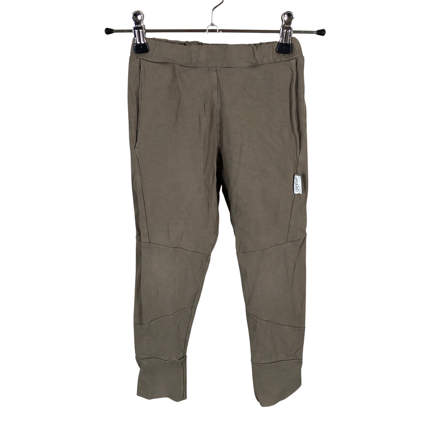 Unisex Gugguu - Trikotaažist püksid, suurus 104 - 110 - Pruun (1)