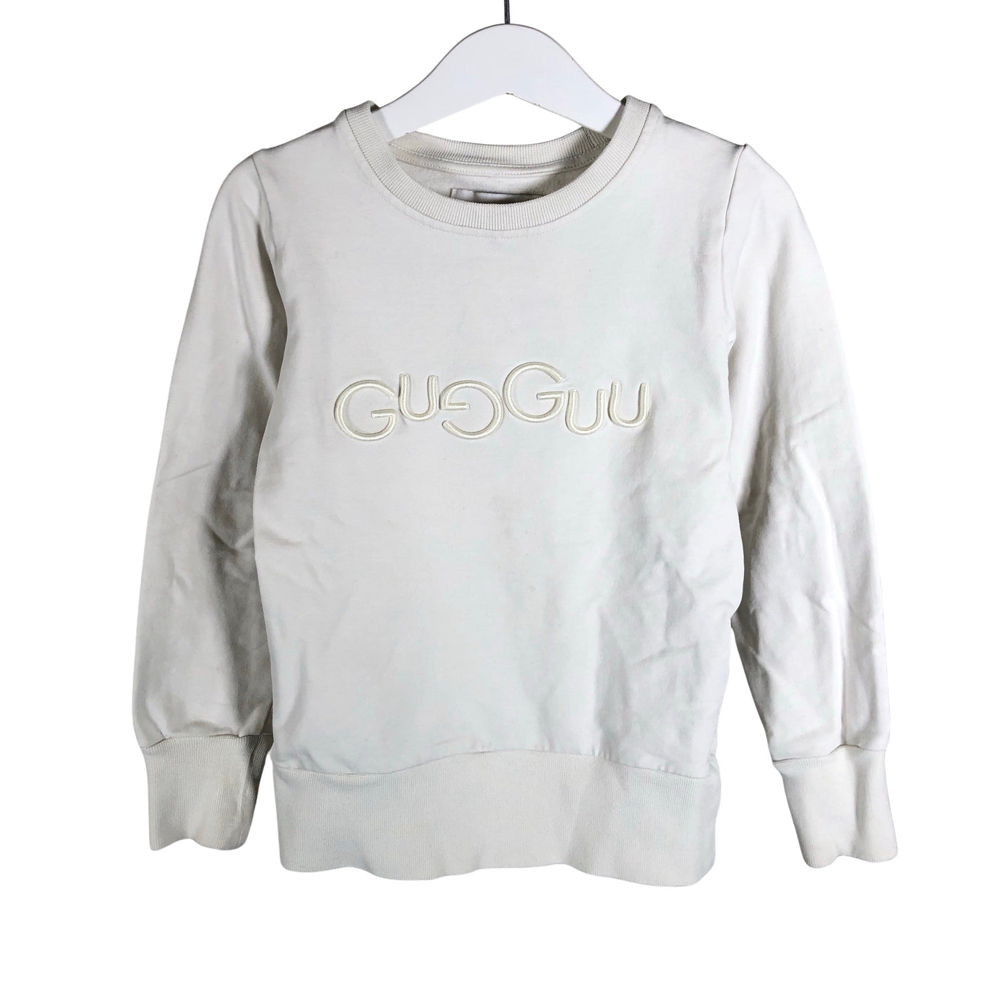 Unisex Gugguu - Dressikangast pluus, suurus 116 - 122 - Looduslik valge (1)
