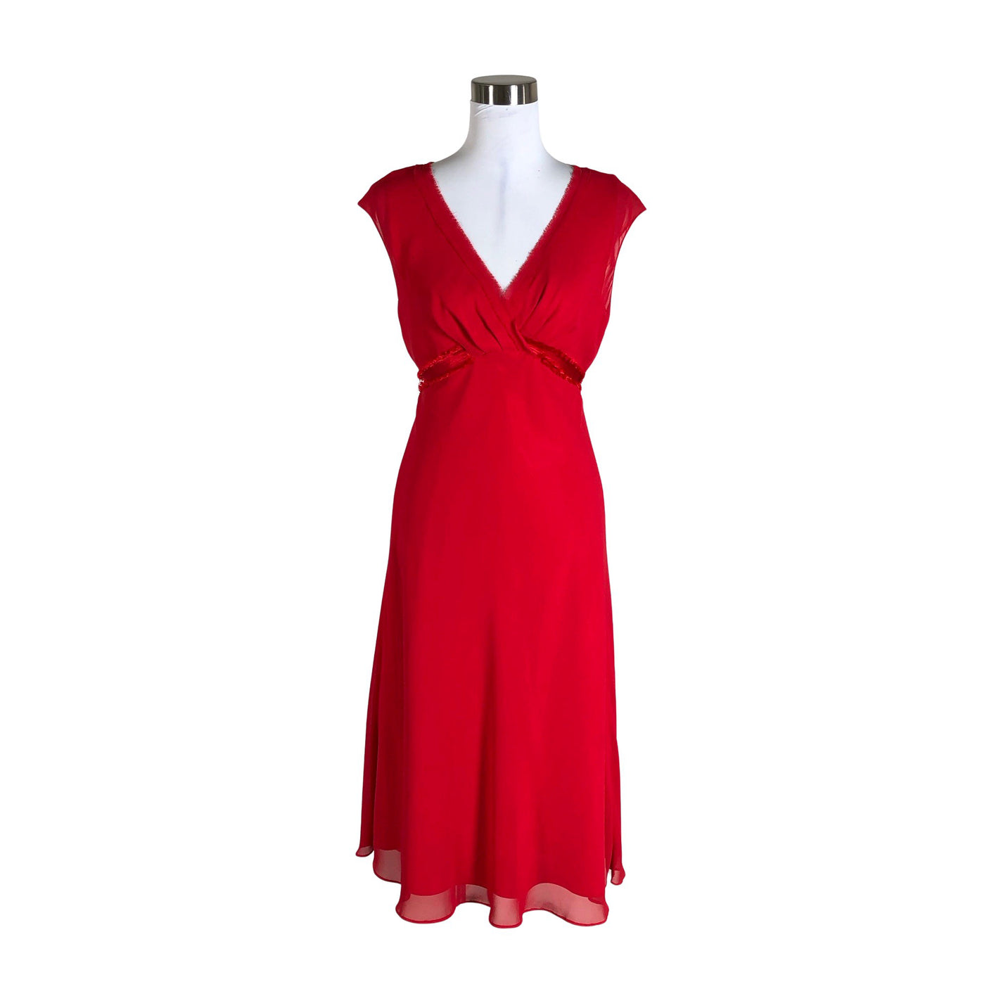 Unisex Liz Claiborne - Pidulik kleit, suurus 40 - Punane (1)