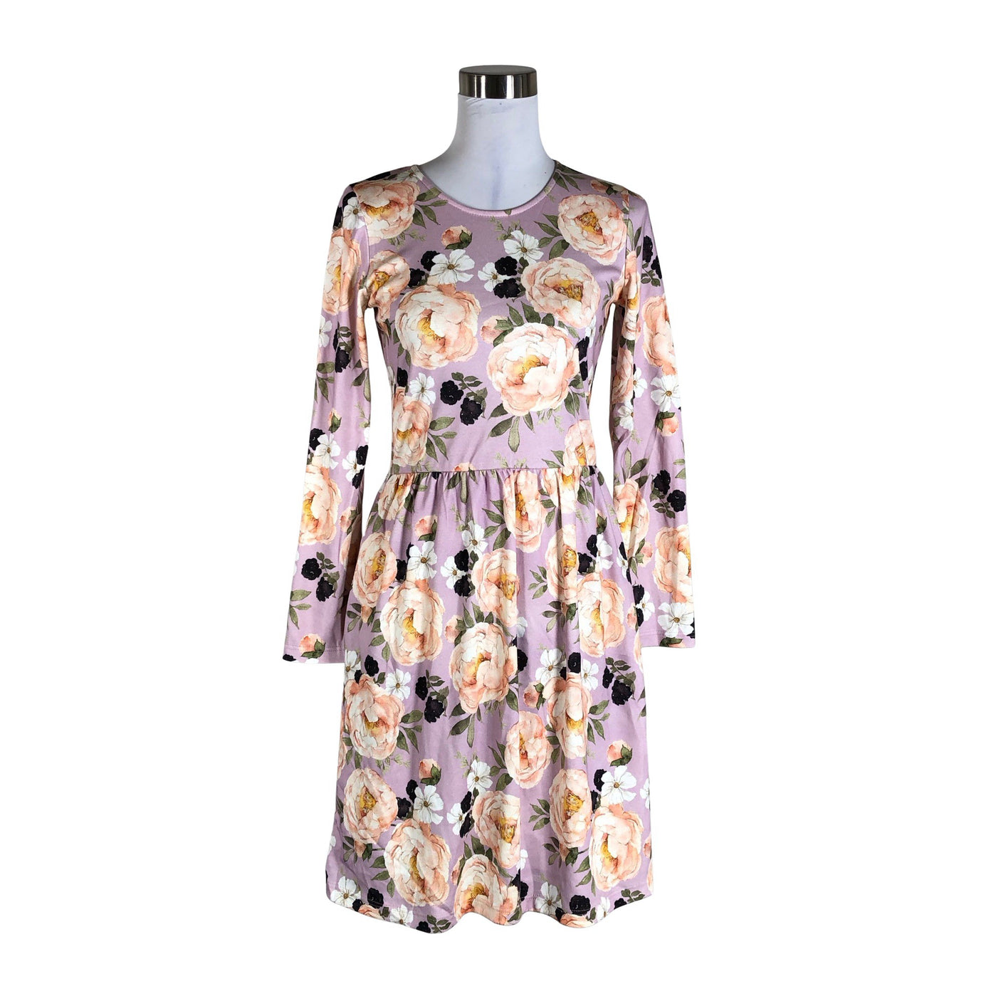 Unisex Melli - Trikotaažist kleit, suurus 36 - Lilla (1)