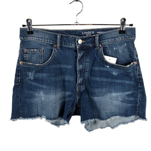 Unisex Lindex - Teksast lühikesed püksid, suurus 42 - Hall (1)