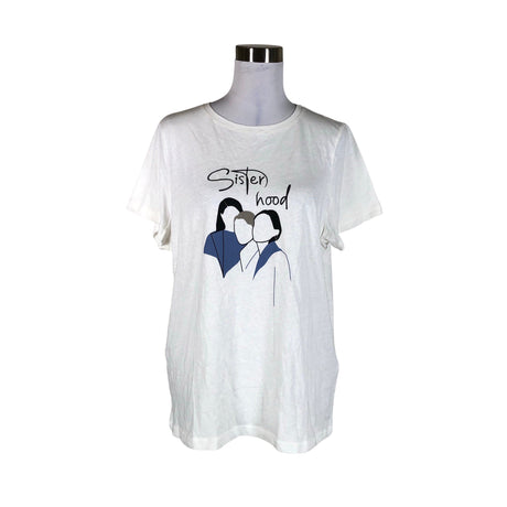 Unisex me&i - T-särk, suurus 40 - Looduslik valge ()
