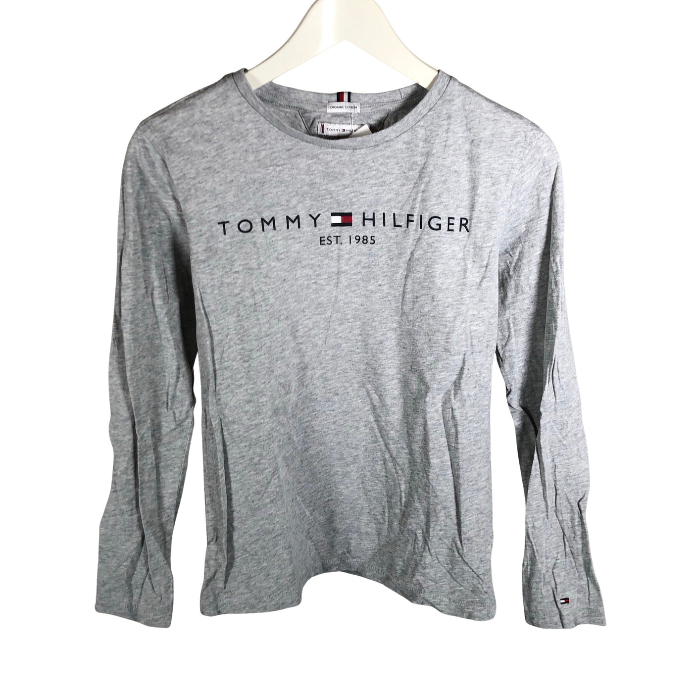 Unisex Tommy Hilfiger - Trikotaažist pluus, suurus 158 - 164 - Hall (1)