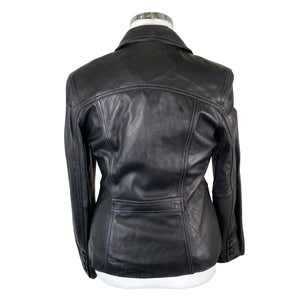 Unisex Saki - Nahktagi, suurus 42 - Must (2)