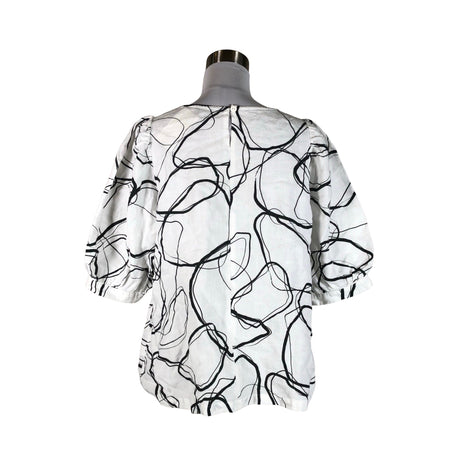 Unisex Cuosi - Lühikeste käistega pluus, suurus 40 - Valge (2)