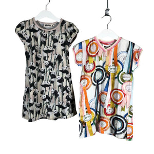 Unisex Molo Kids - Trikotaažist kleit, suurus 98 - 104 - Hall (1)