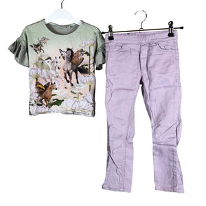 Unisex Molo Kids - T-särk, suurus 104 - 110 - Roheline (1)