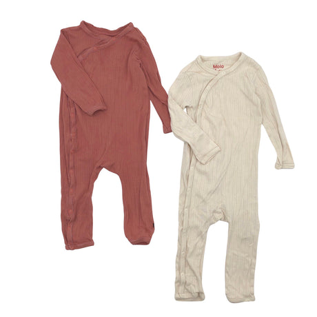 Unisex Molo Kids - Pükskostüüm, suurus 74 - 80 - Heleroosa ()