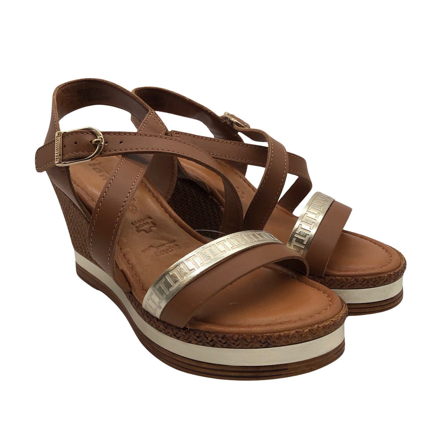 Unisex Tamaris - Kiilkontsaga rihmikud, suurus 36 - Pruun (2)