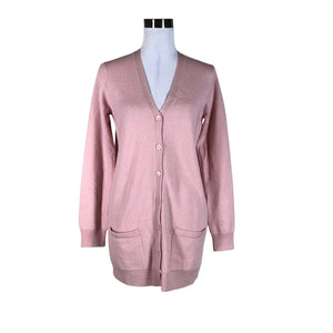 Unisex Just Cashmere - Kardigan, suurus 38 - Heleroosa (1)