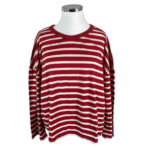 Unisex Nanso - Trikotaažist pluus, suurus 46 - Veinipunane (1)