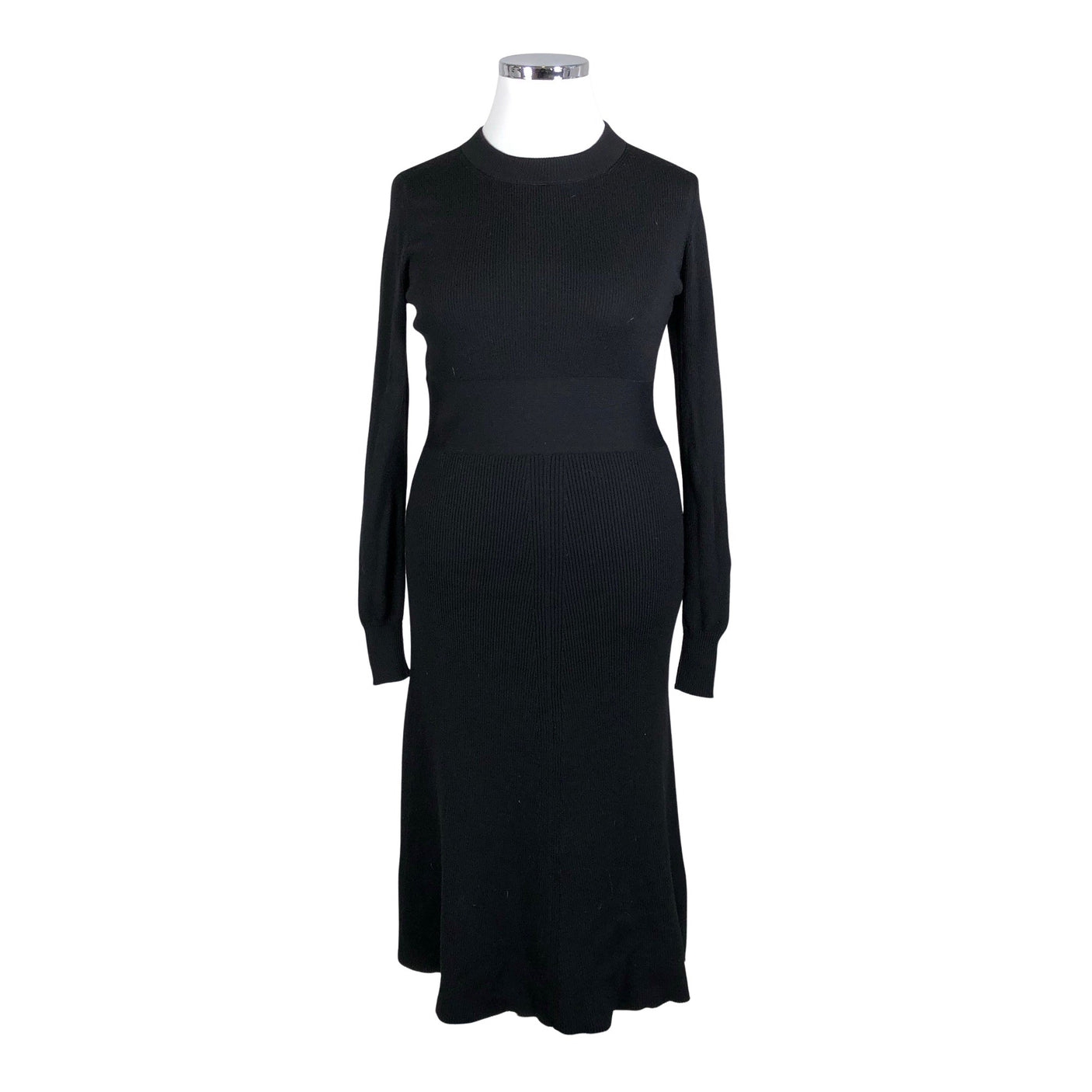 Unisex Arket - Kootud kleit, suurus 40 - Must (1)