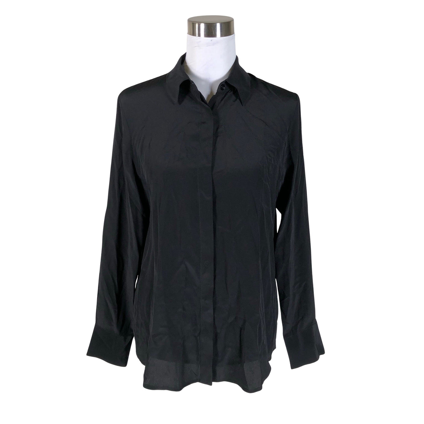 Unisex Lilysilk - Pluus, suurus 38 - Must (1)