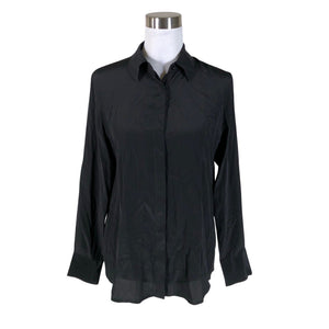 Unisex Lilysilk - Pluus, suurus 38 - Must (1)