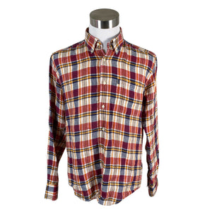 Unisex Barbour - Triiksärk, suurus L - Veinipunane (1)