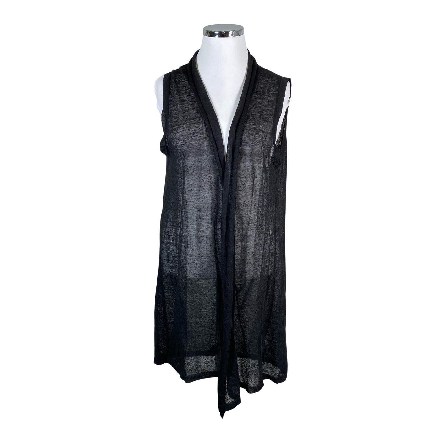 Unisex Colour 5 Power - Kootud vest, suurus 48 - Must (1)