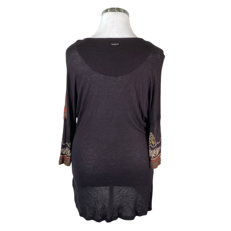 Unisex Desigual - Trikotaažist tuunika, suurus 44 - Must (2)
