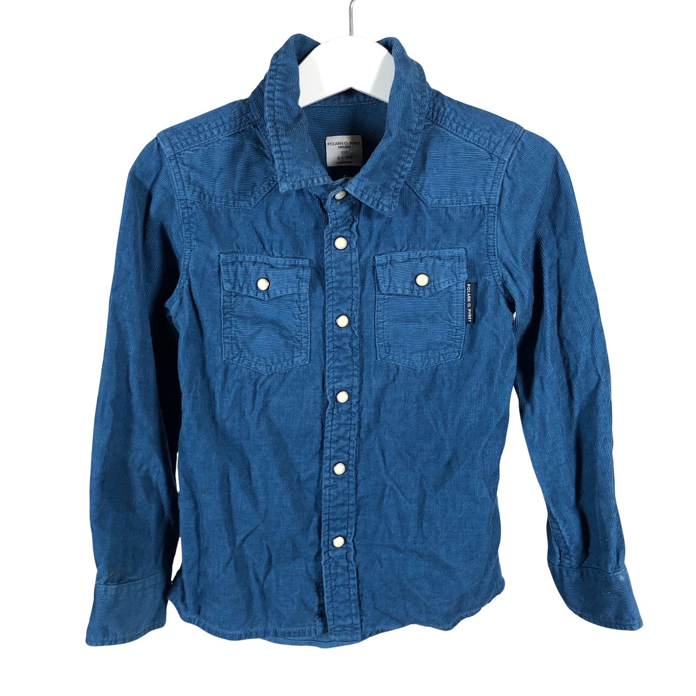 Unisex Polarn O. Pyret - Triiksärk, suurus 104 - 110 - Sinine (1)