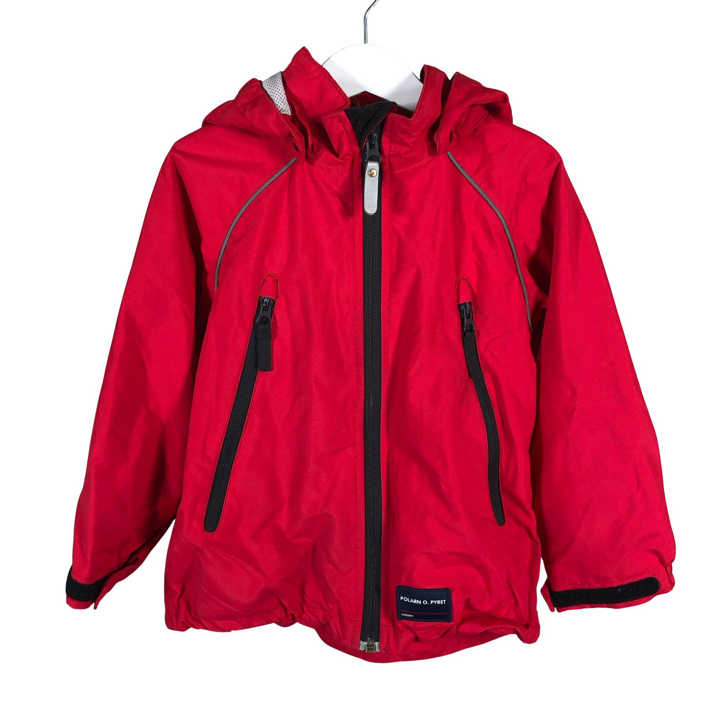 Unisex Polarn O. Pyret - Kevad-/sügisjope, suurus 104 - 110 - Punane (1)