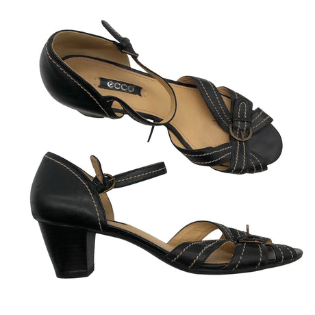 Unisex Ecco - Kontsaga rihmikud, suurus 40 - Must ()