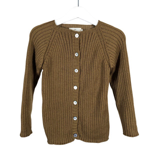 Unisex Konges Slojd - Kardigan, suurus 98 - 104 - Pruun (1)