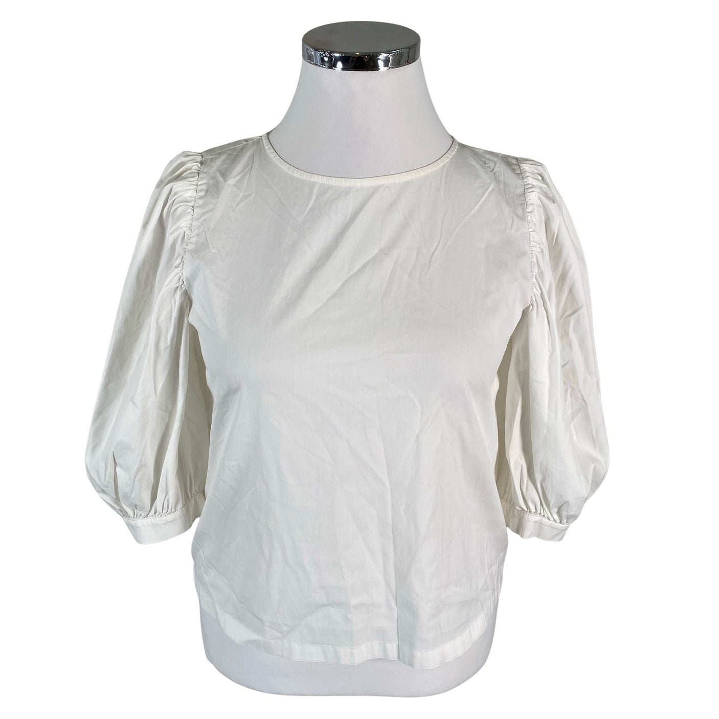 Unisex Marella - Lühikeste käistega pluus, suurus 44 - Valge (1)
