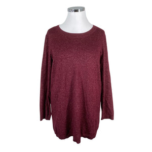 Unisex Nanso - Kootud kleit, suurus 44 - Veinipunane (1)