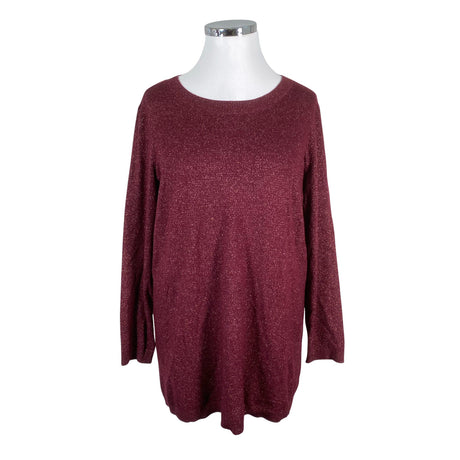Unisex Nanso - Kootud kleit, suurus 44 - Veinipunane ()