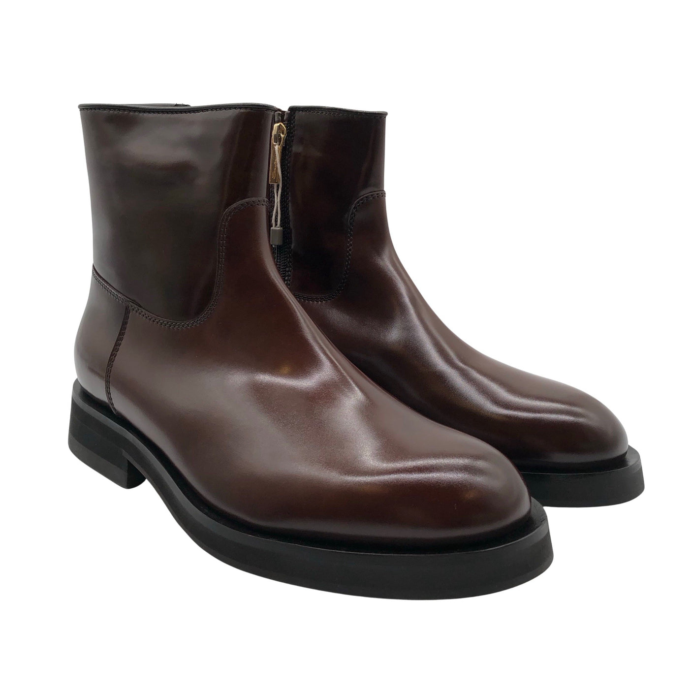 Unisex Santoni - Poolsaapad, suurus 39 - Pruun (2)