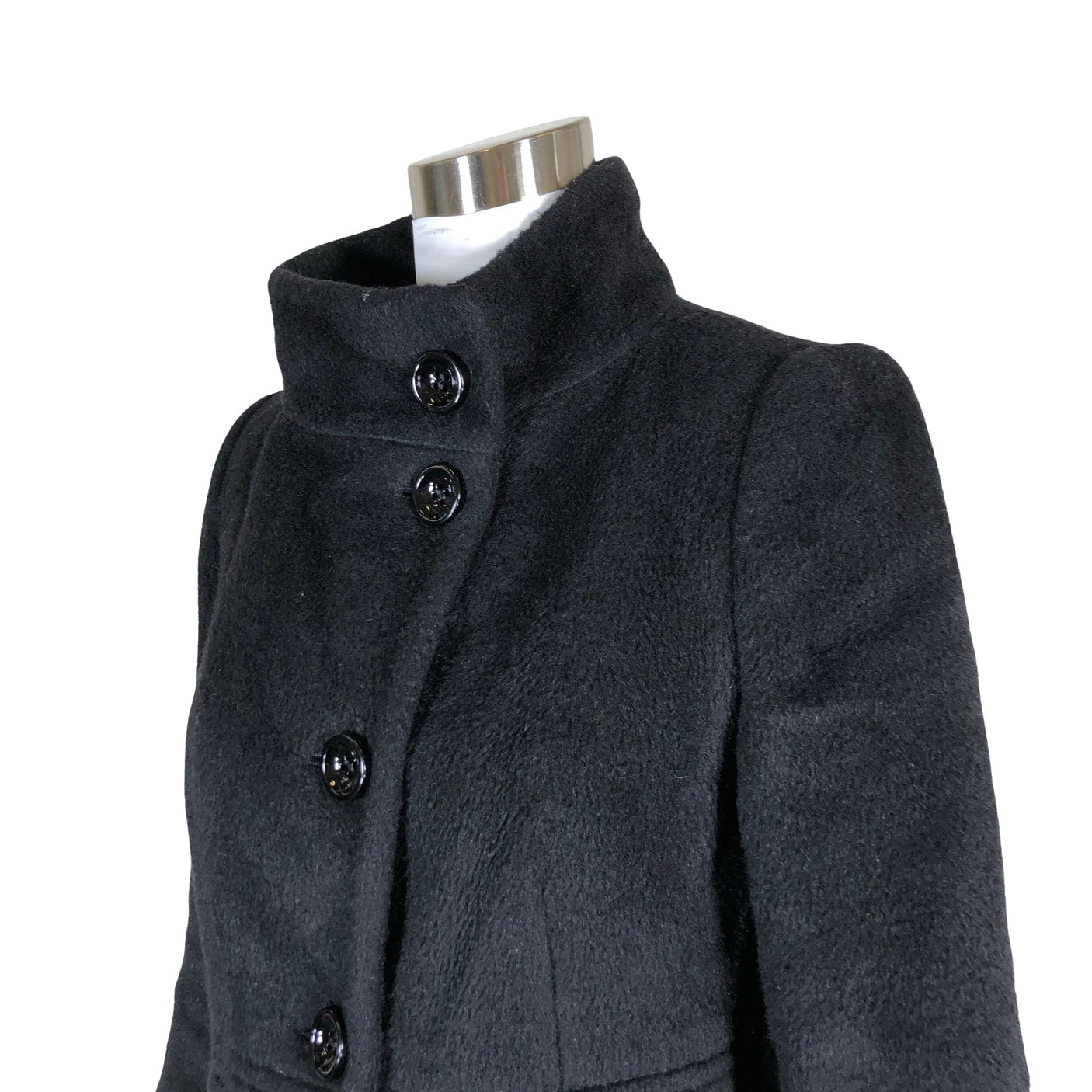 Unisex Manuela Conti - Villane mantel, suurus 34 - Must (3)