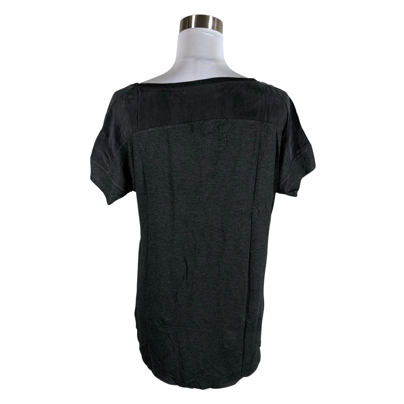 Unisex s.Oliver - Lühikeste käistega pluus, suurus 40 - Hall (2)