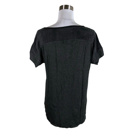 Unisex s.Oliver - Lühikeste käistega pluus, suurus 40 - Hall (2)