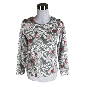 Unisex Nanso - Trikotaažist pluus, suurus 36 - Hall (1)