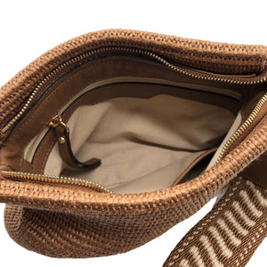 Unisex Abro - Õlakott, suurus Midi - Pruun (3)