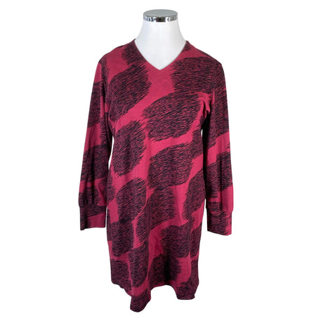 Unisex Nanso - Trikotaažist kleit, suurus 42 - Veinipunane ()