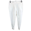 Unisex 120% Lino - Mittevenivad püksid, suurus 42 - Valge ()